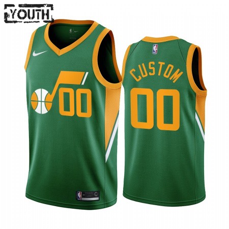 Maillot Basket Enfant Utah Jazz Personnalisé 2020-21 Earned Edition Swingman